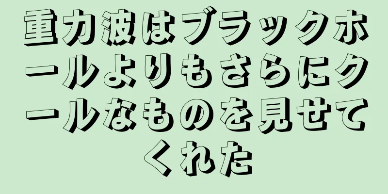 重力波はブラックホールよりもさらにクールなものを見せてくれた