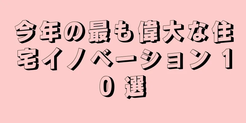 今年の最も偉大な住宅イノベーション 10 選