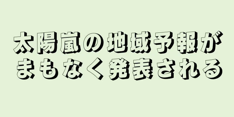 太陽嵐の地域予報がまもなく発表される
