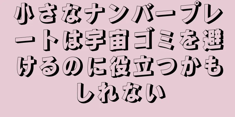小さなナンバープレートは宇宙ゴミを避けるのに役立つかもしれない