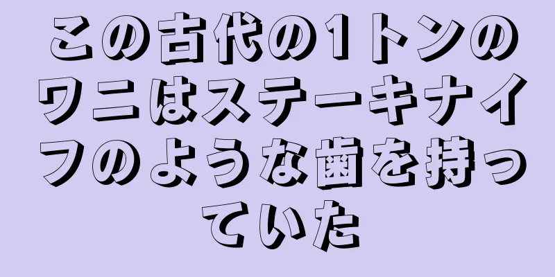 この古代の1トンのワニはステーキナイフのような歯を持っていた
