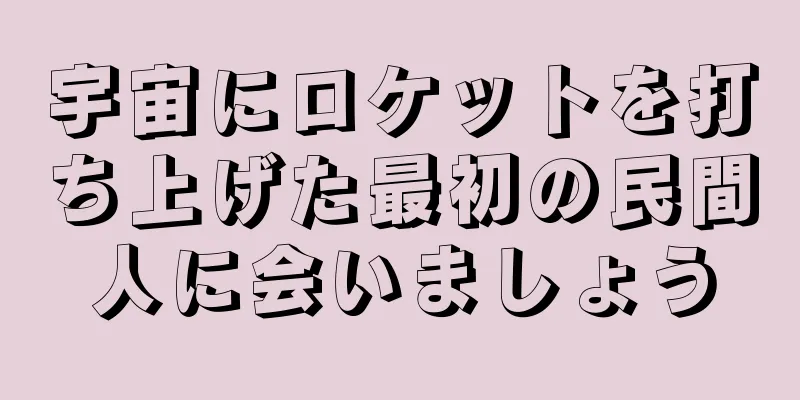 宇宙にロケットを打ち上げた最初の民間人に会いましょう