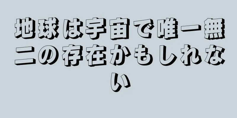地球は宇宙で唯一無二の存在かもしれない