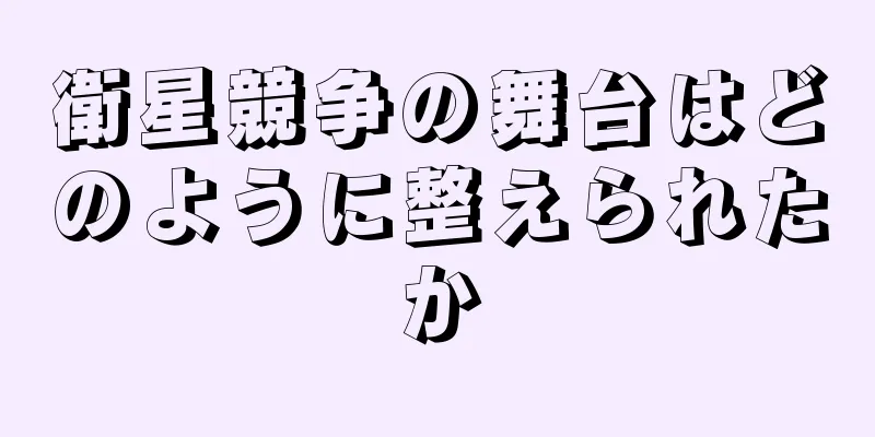衛星競争の舞台はどのように整えられたか