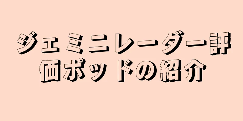 ジェミニレーダー評価ポッドの紹介