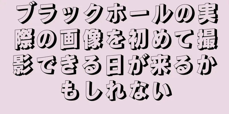 ブラックホールの実際の画像を初めて撮影できる日が来るかもしれない