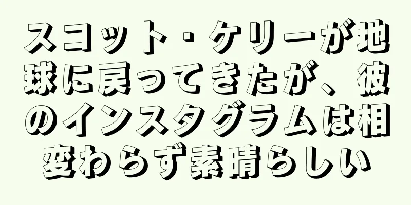 スコット・ケリーが地球に戻ってきたが、彼のインスタグラムは相変わらず素晴らしい