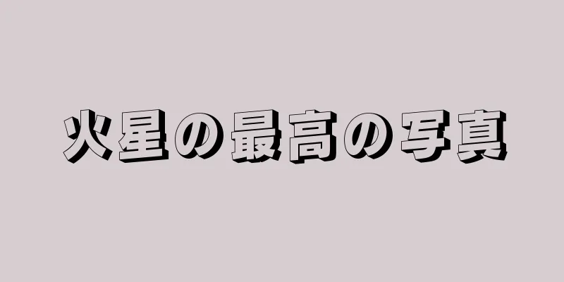 火星の最高の写真