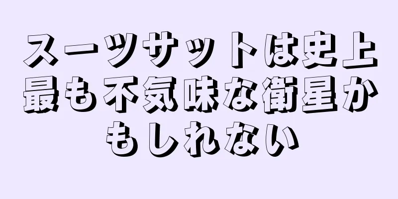 スーツサットは史上最も不気味な衛星かもしれない