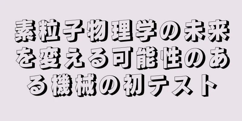 素粒子物理学の未来を変える可能性のある機械の初テスト