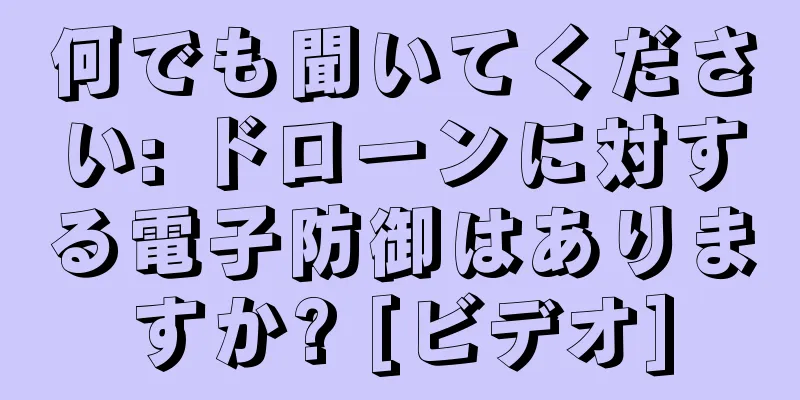 何でも聞いてください: ドローンに対する電子防御はありますか? [ビデオ]