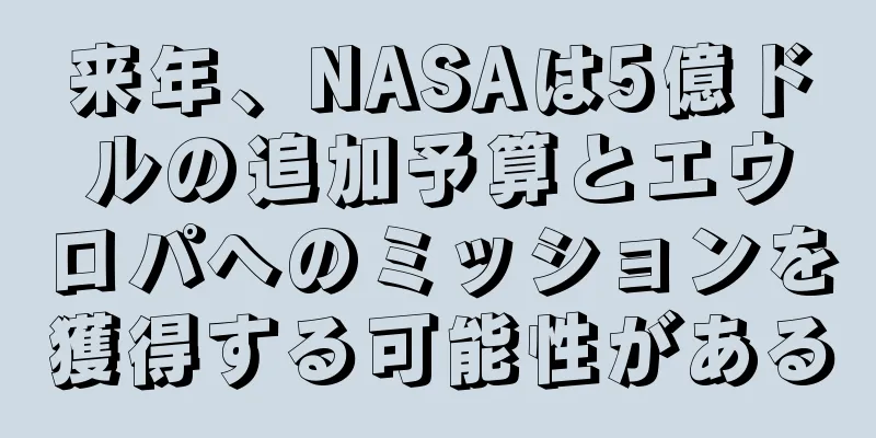 来年、NASAは5億ドルの追加予算とエウロパへのミッションを獲得する可能性がある