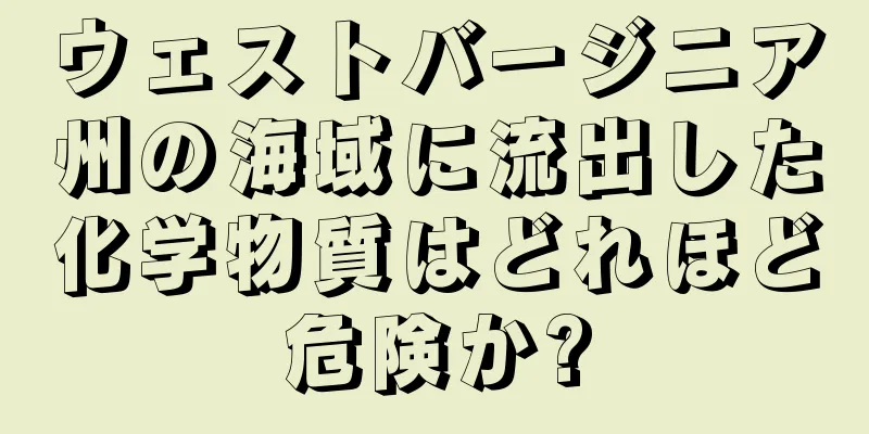 ウェストバージニア州の海域に流出した化学物質はどれほど危険か?