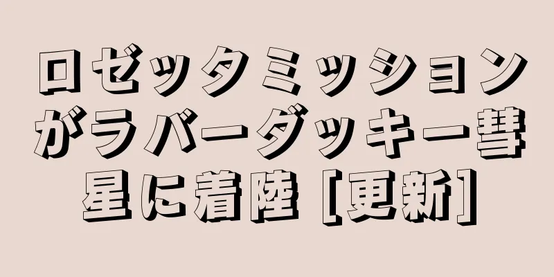 ロゼッタミッションがラバーダッキー彗星に着陸 [更新]