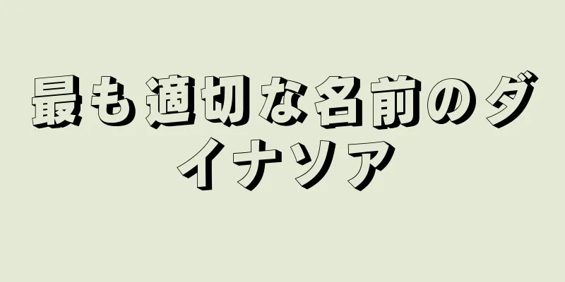 最も適切な名前のダイナソア