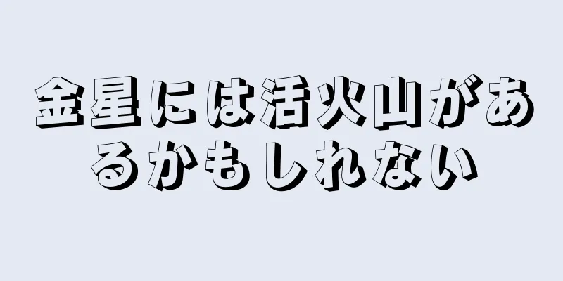 金星には活火山があるかもしれない