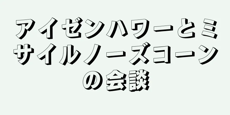 アイゼンハワーとミサイルノーズコーンの会談