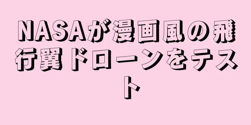 NASAが漫画風の飛行翼ドローンをテスト