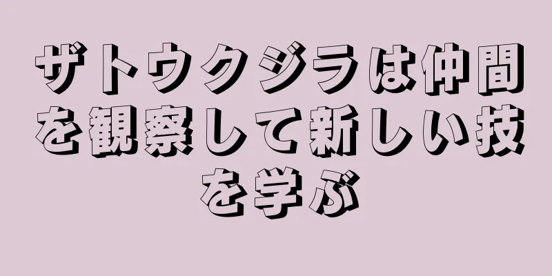 ザトウクジラは仲間を観察して新しい技を学ぶ