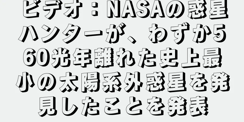 ビデオ：NASAの惑星ハンターが、わずか560光年離れた史上最小の太陽系外惑星を発見したことを発表
