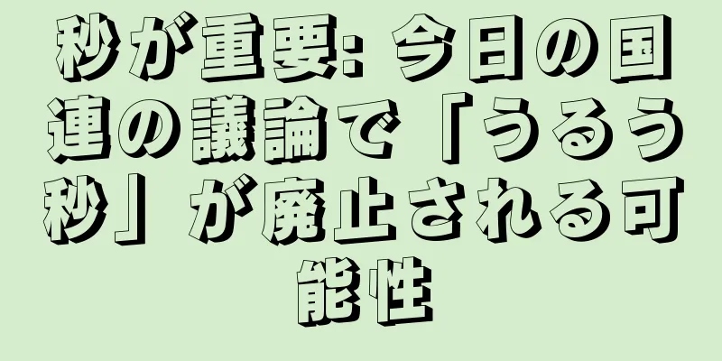 秒が重要: 今日の国連の議論で「うるう秒」が廃止される可能性