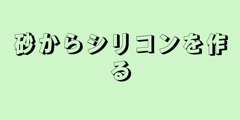 砂からシリコンを作る