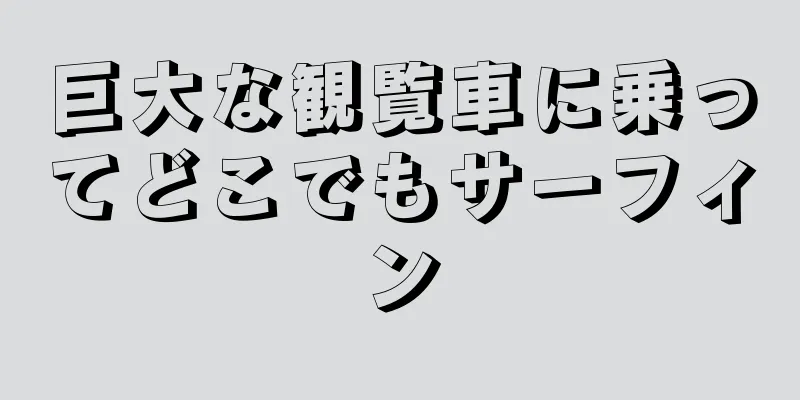 巨大な観覧車に乗ってどこでもサーフィン