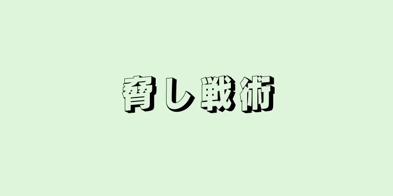 脅し戦術