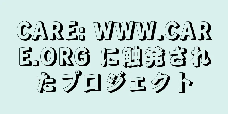 CARE: WWW.CARE.ORG に触発されたプロジェクト